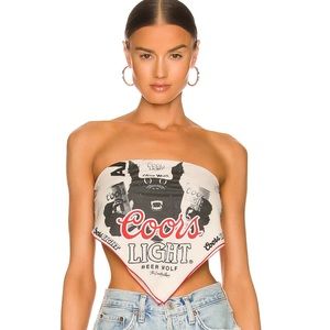 Coors Light Bandeau Top from revolve (One Size) (fits small-large)